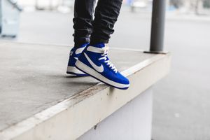 Кроссовки Nike Air Force 1 High Retro [Blue/White] - блог Styles.ua